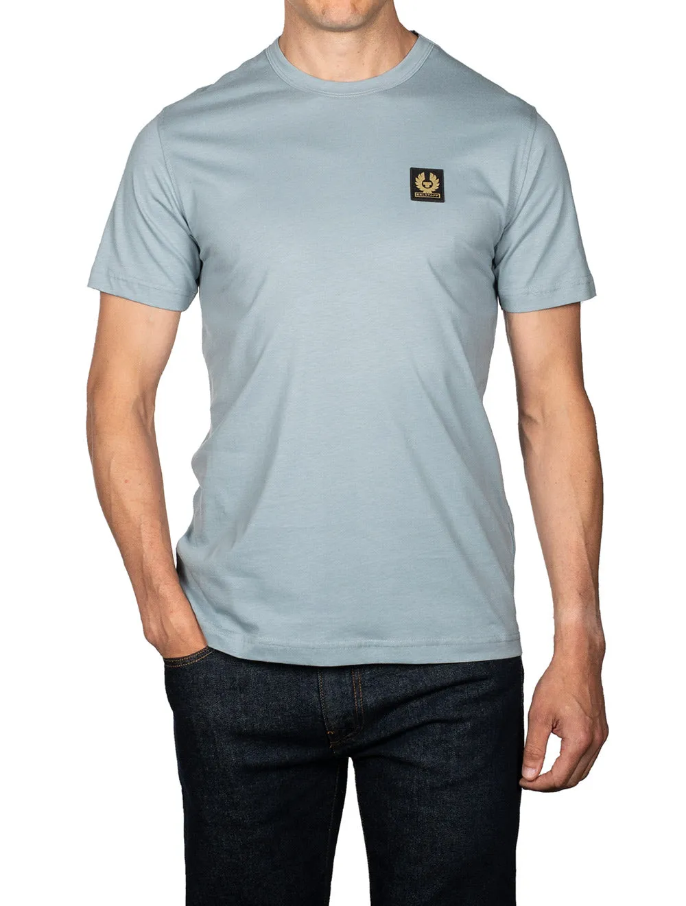 T-shirt en coton Bleu Arctique