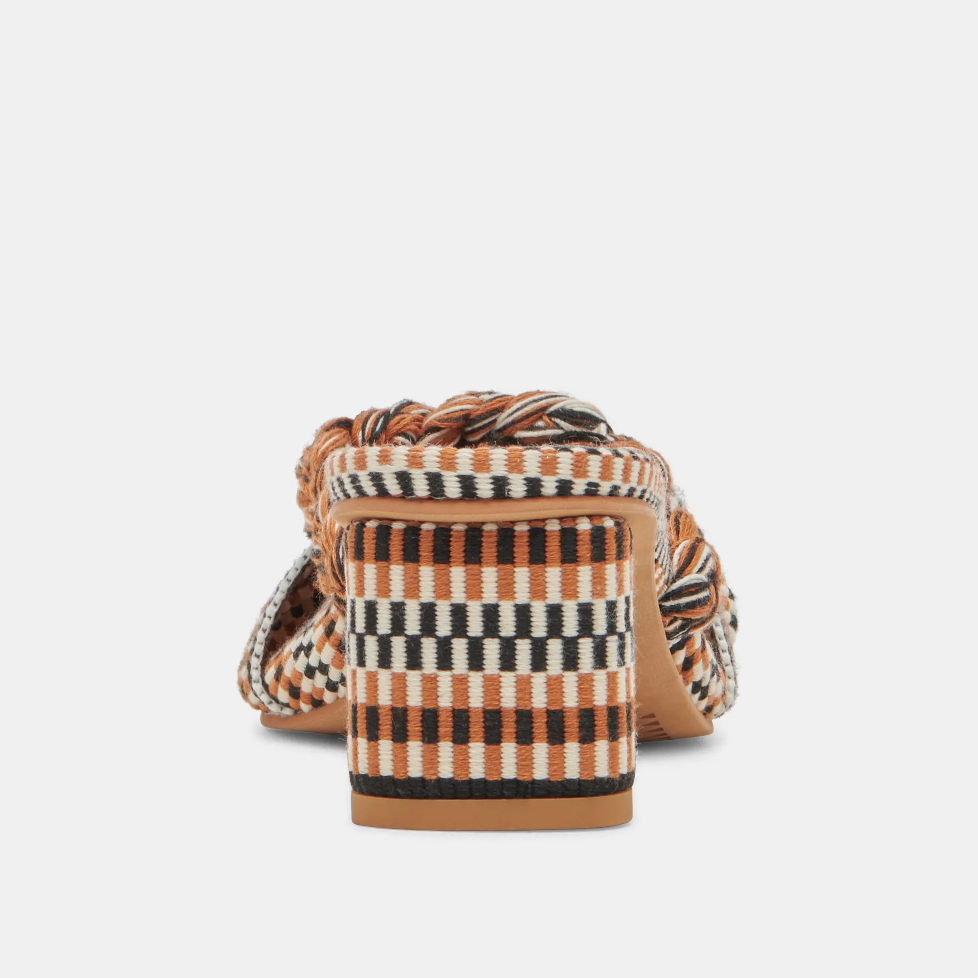 DALLIE TALONS BEIGE MULTICOLORE TISSÉ