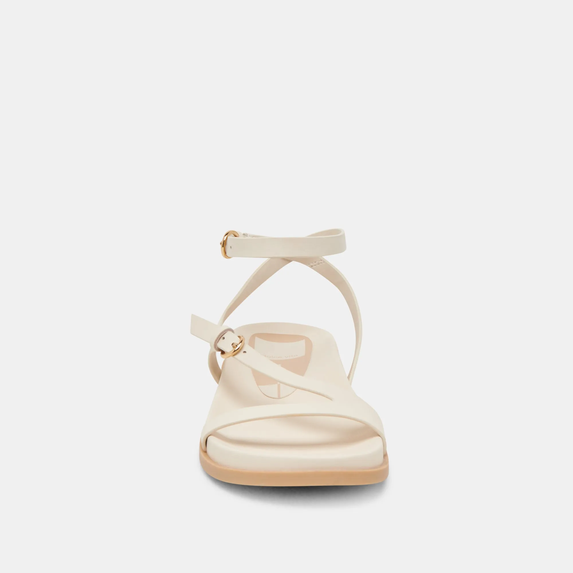 SANDALES DARLIS EN CUIR BONE