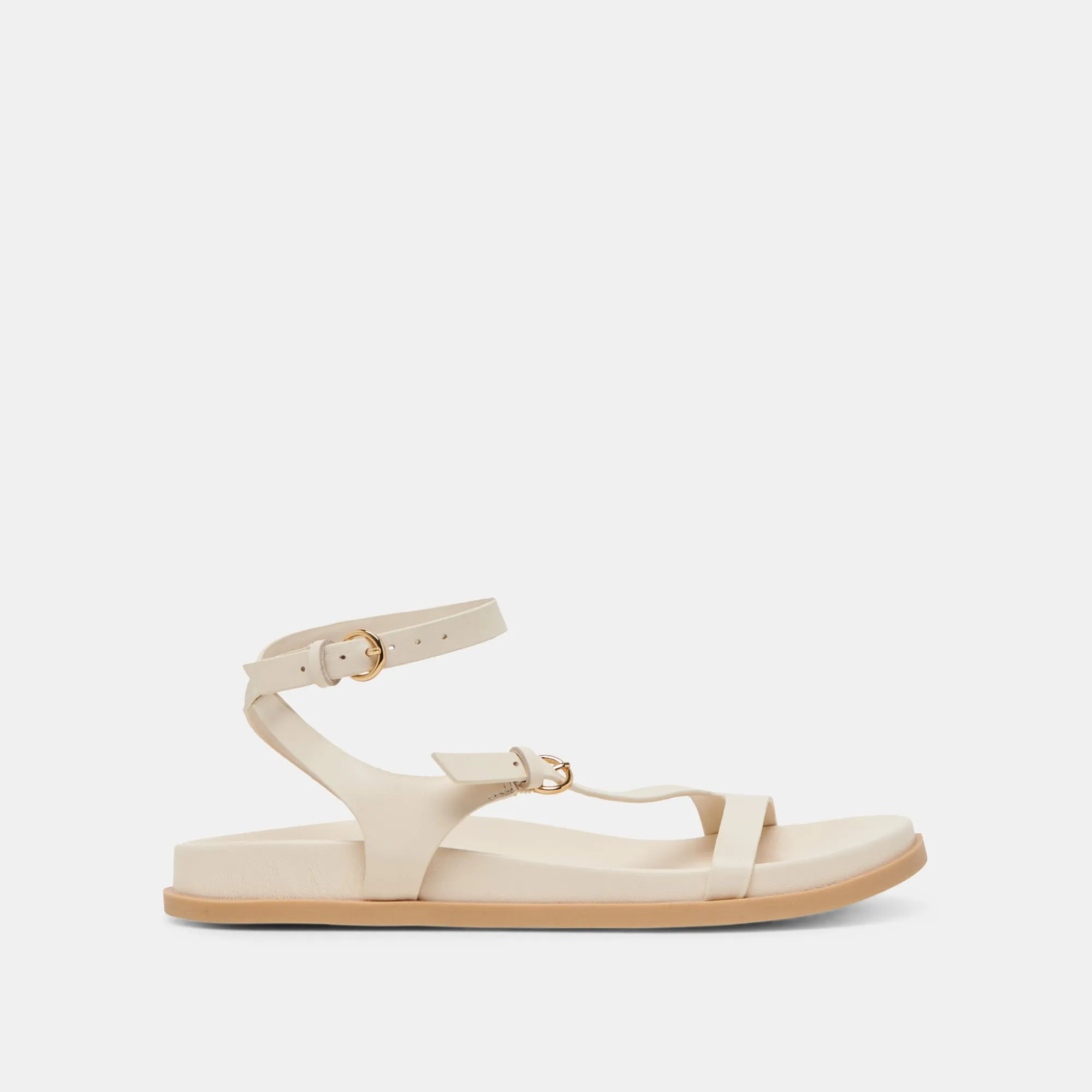 SANDALES DARLIS EN CUIR BONE