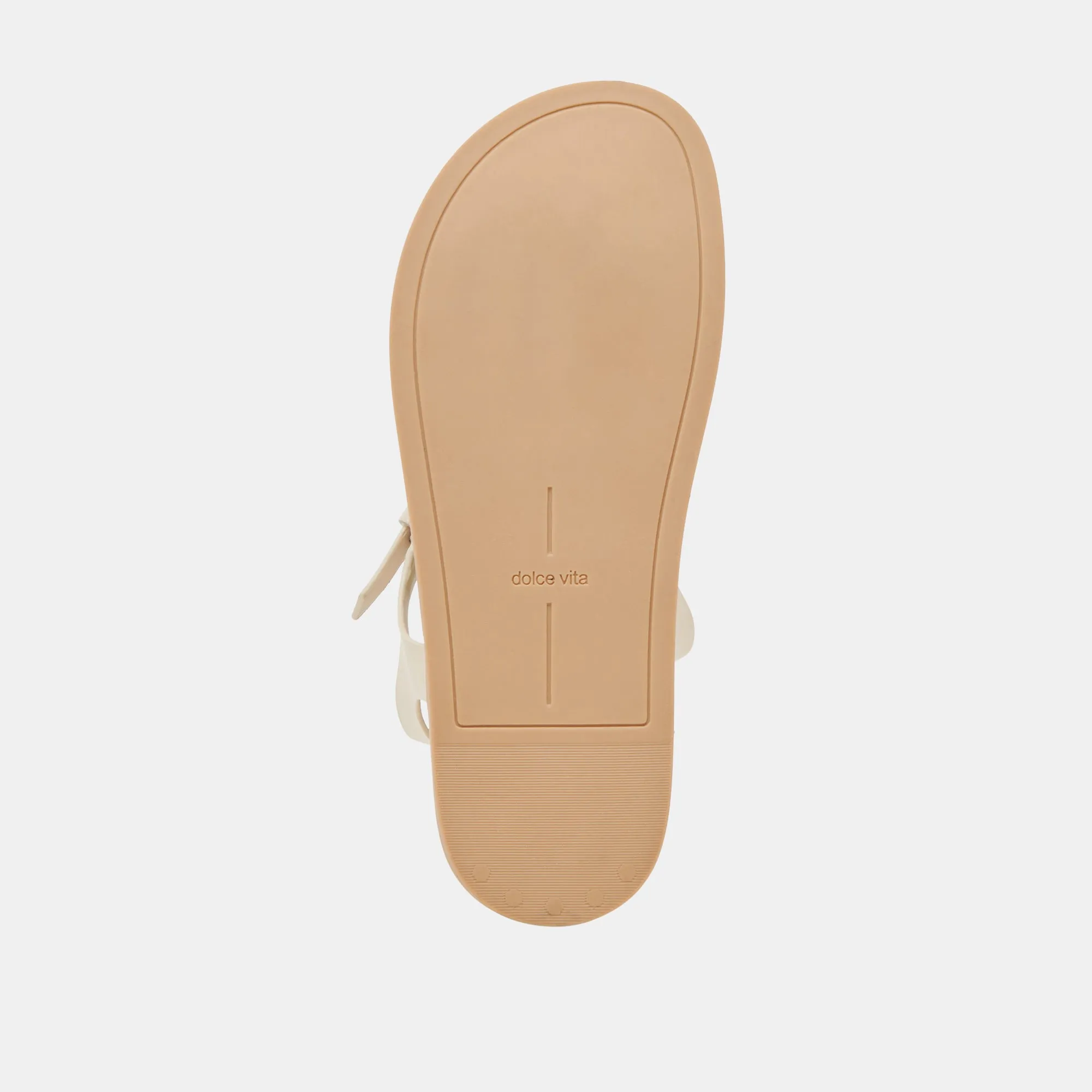 SANDALES DARLIS EN CUIR BONE