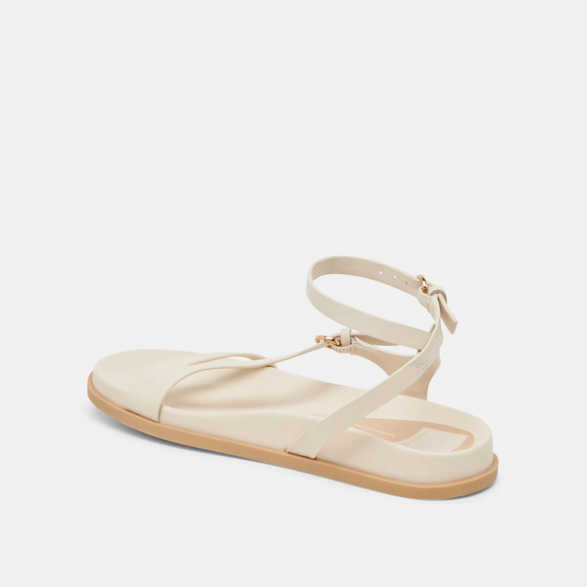 SANDALES DARLIS EN CUIR BONE