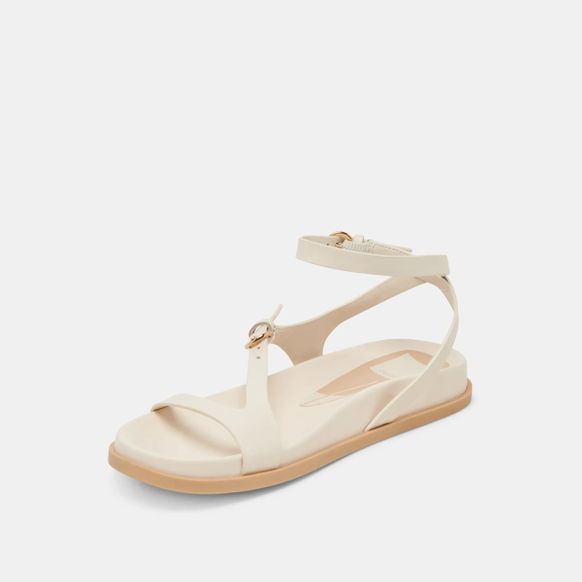 SANDALES DARLIS EN CUIR BONE