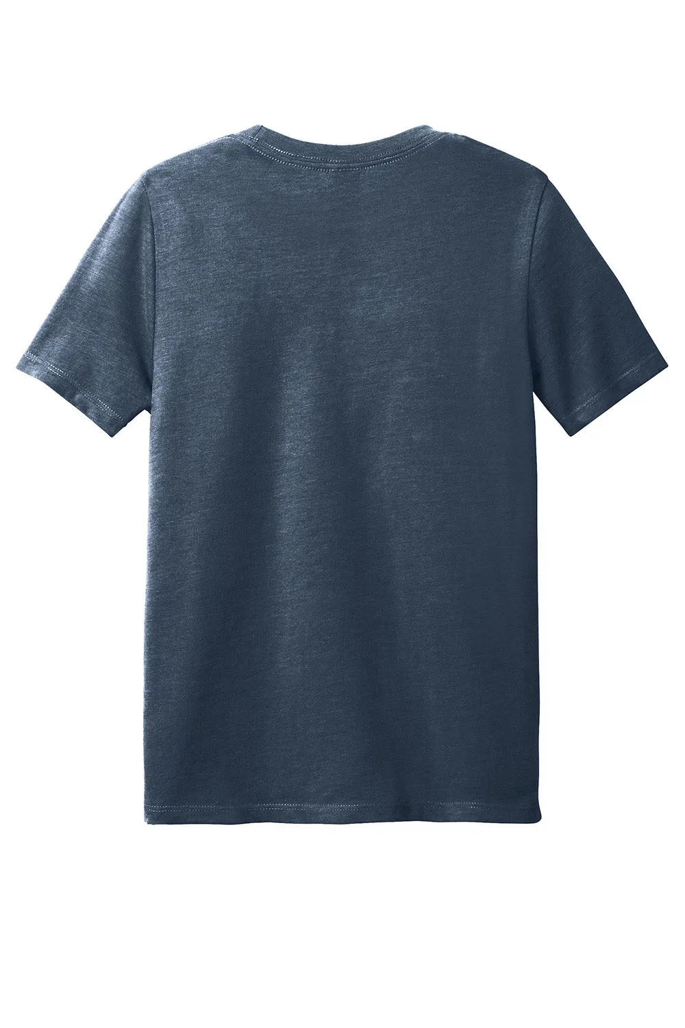 T-shirt à manches courtes et col rond District Youth Perfect Blend CVC - Bleu marine chiné