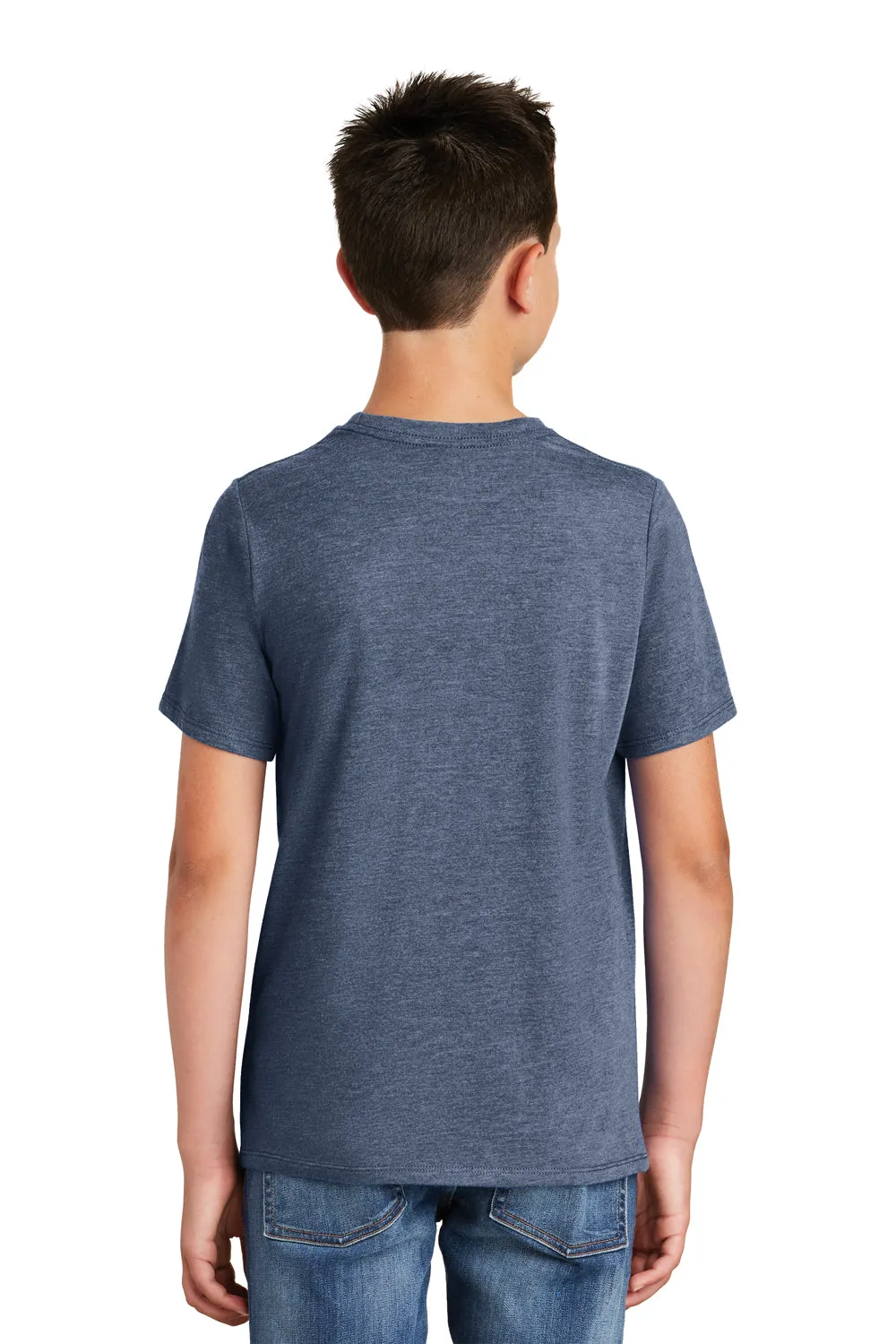 T-shirt à manches courtes et col rond District Youth Perfect Tri - Bleu marine givré
