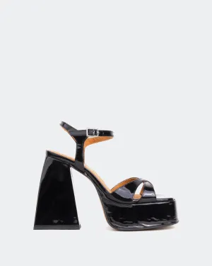 Noir Verni Infini/Black Patent Sans Fin