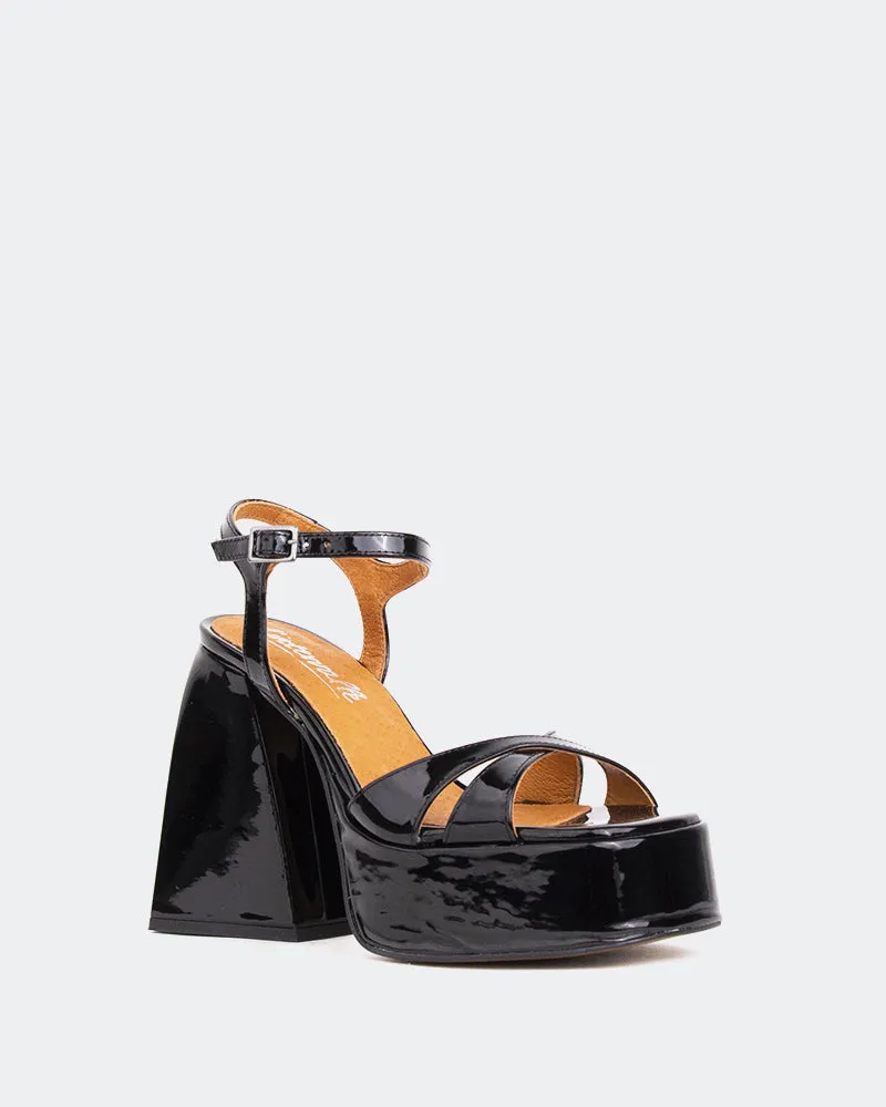 Noir Verni Infini/Black Patent Sans Fin