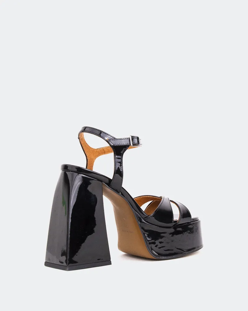 Noir Verni Infini/Black Patent Sans Fin