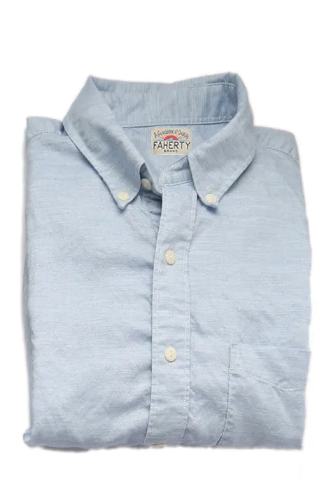 Faherty | Chemise Oxford à Col Boutonné