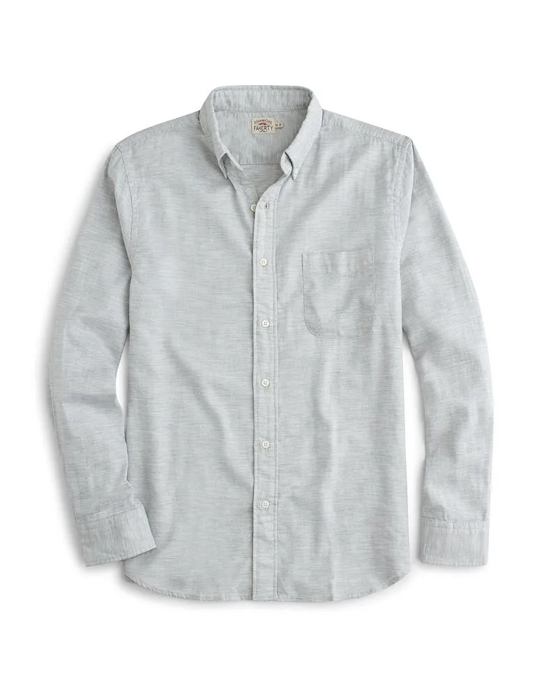 Faherty | Chemise Oxford à Col Boutonné