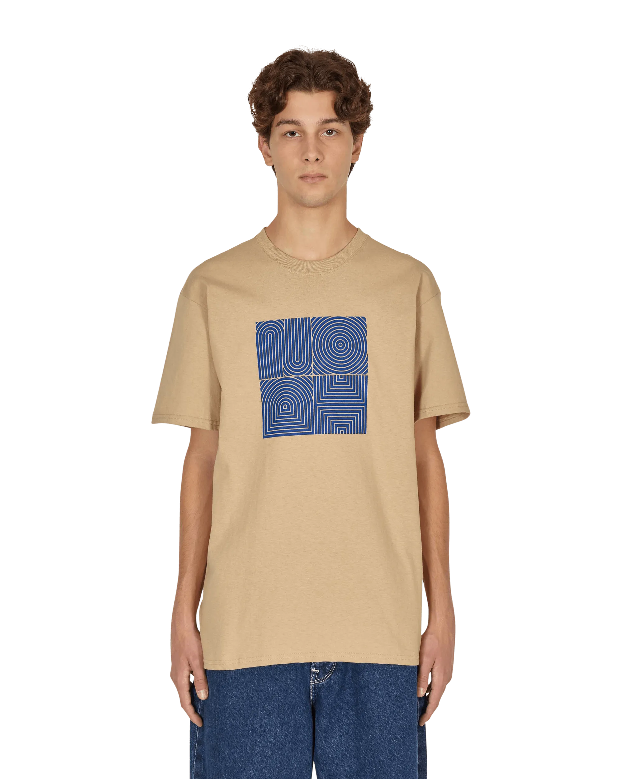 T-shirt Empreinte Marron