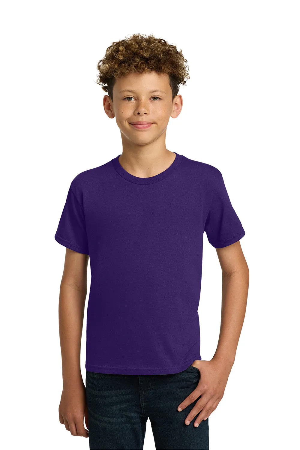 T-shirt à manches courtes pour jeunes Gildan - Violet
