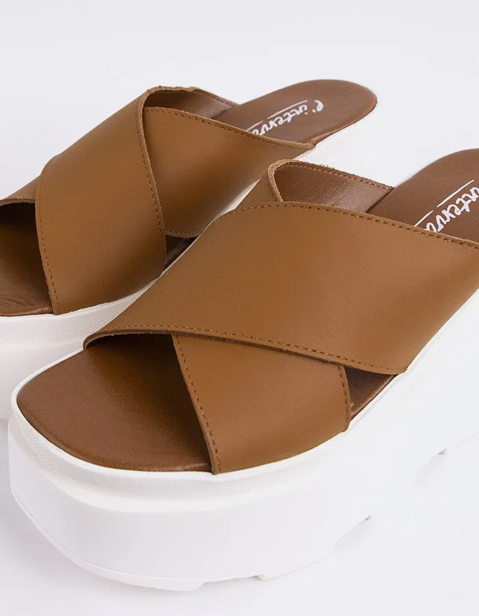 Cuir marron reconnaissant