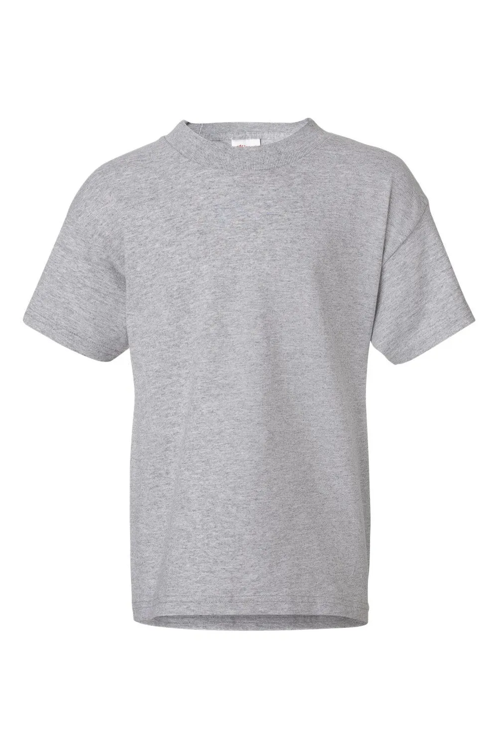 Hanes Youth T-shirt à manches courtes et col rond ComfortSoft - Gris acier clair