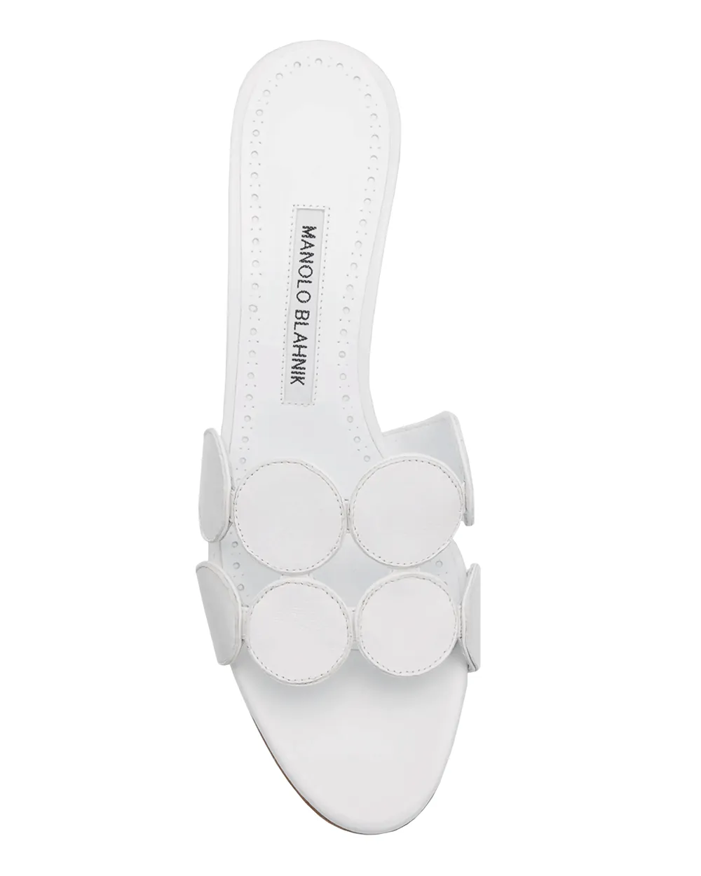 Haribalmu Sandale Circle-Cut 50 en Blanc