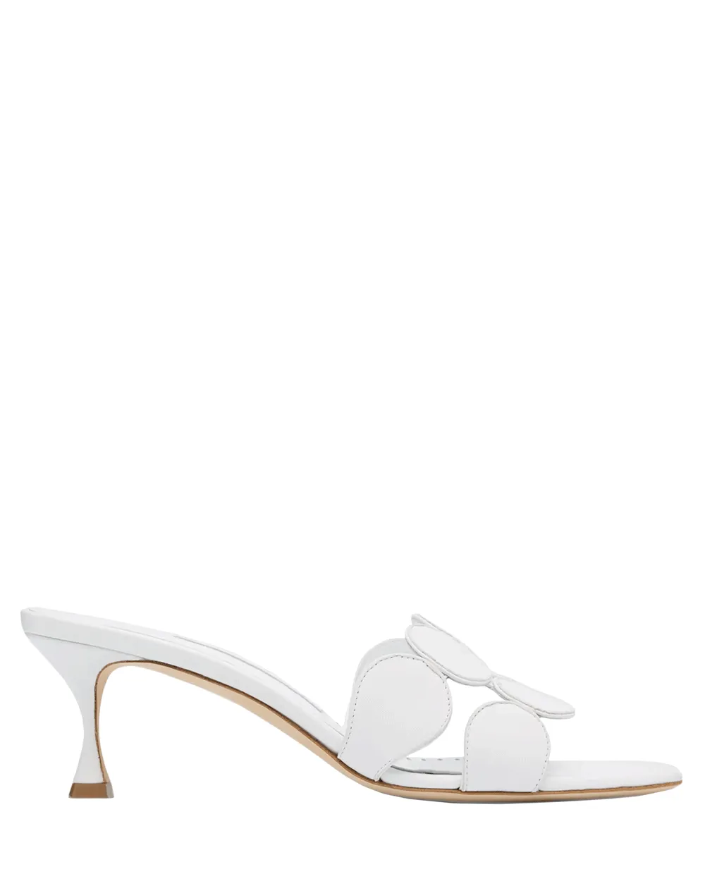 Haribalmu Sandale Circle-Cut 50 en Blanc