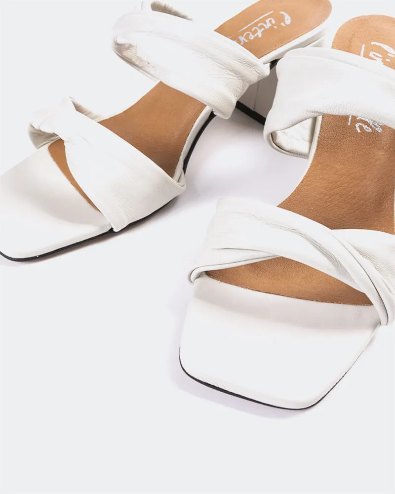 Hester Cuir Blanc Cassé