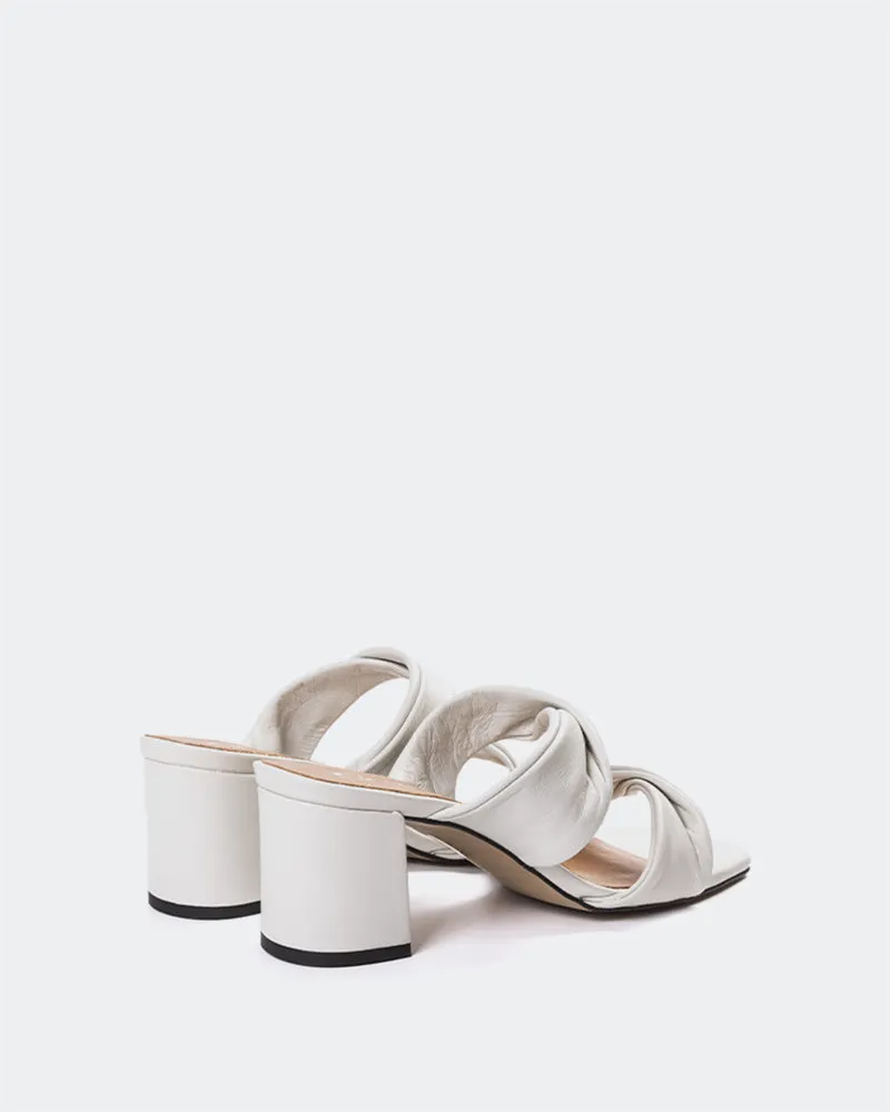 Hester Cuir Blanc Cassé