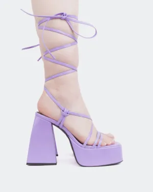 Cuir violet hypnotique