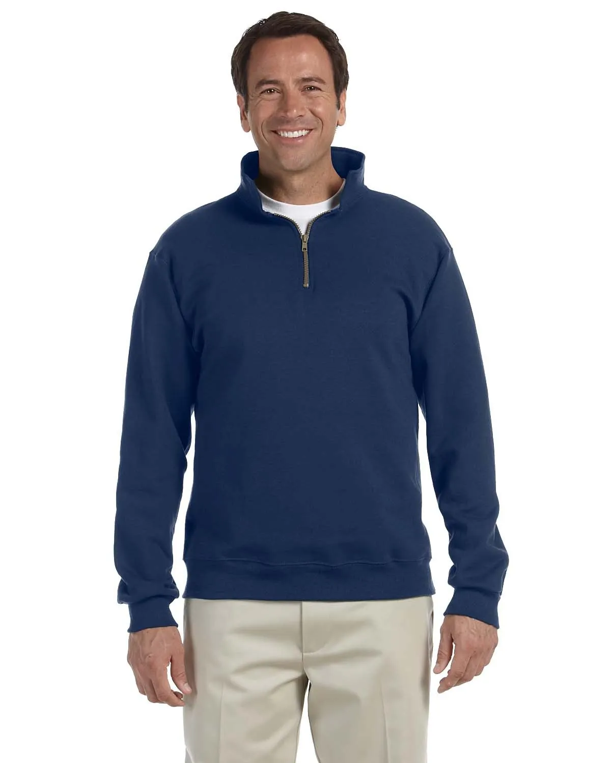 Jerzees 4528 Pull-over Adulte Super Sweats NuBlend à col en V en polaire