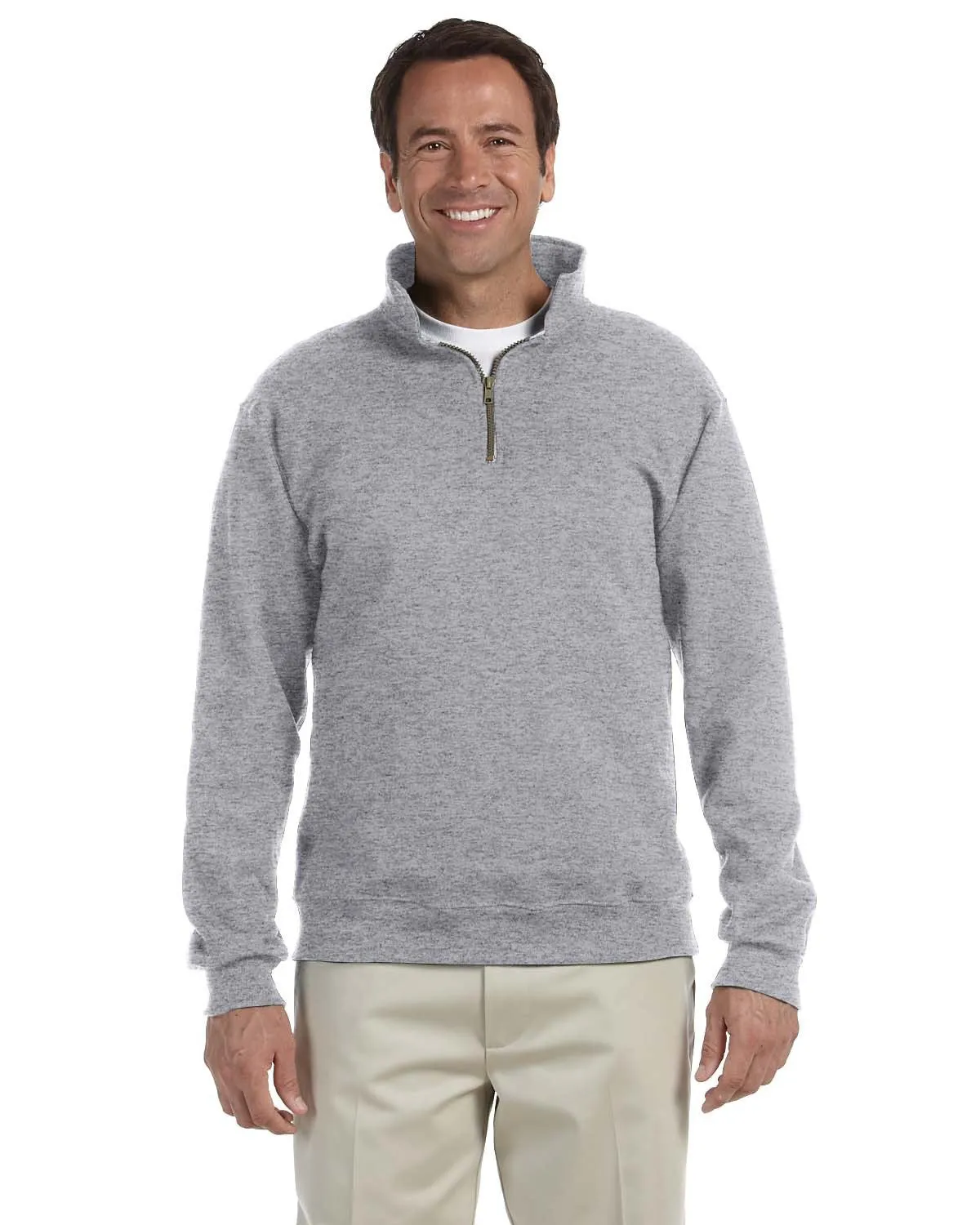 Jerzees 4528 Pull-over Adulte Super Sweats NuBlend à col en V en polaire
