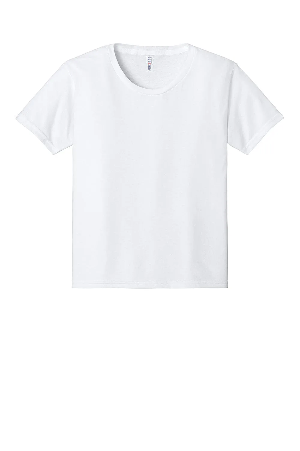 Jerzees T-shirt col rond manches courtes pour jeunes - Blanc