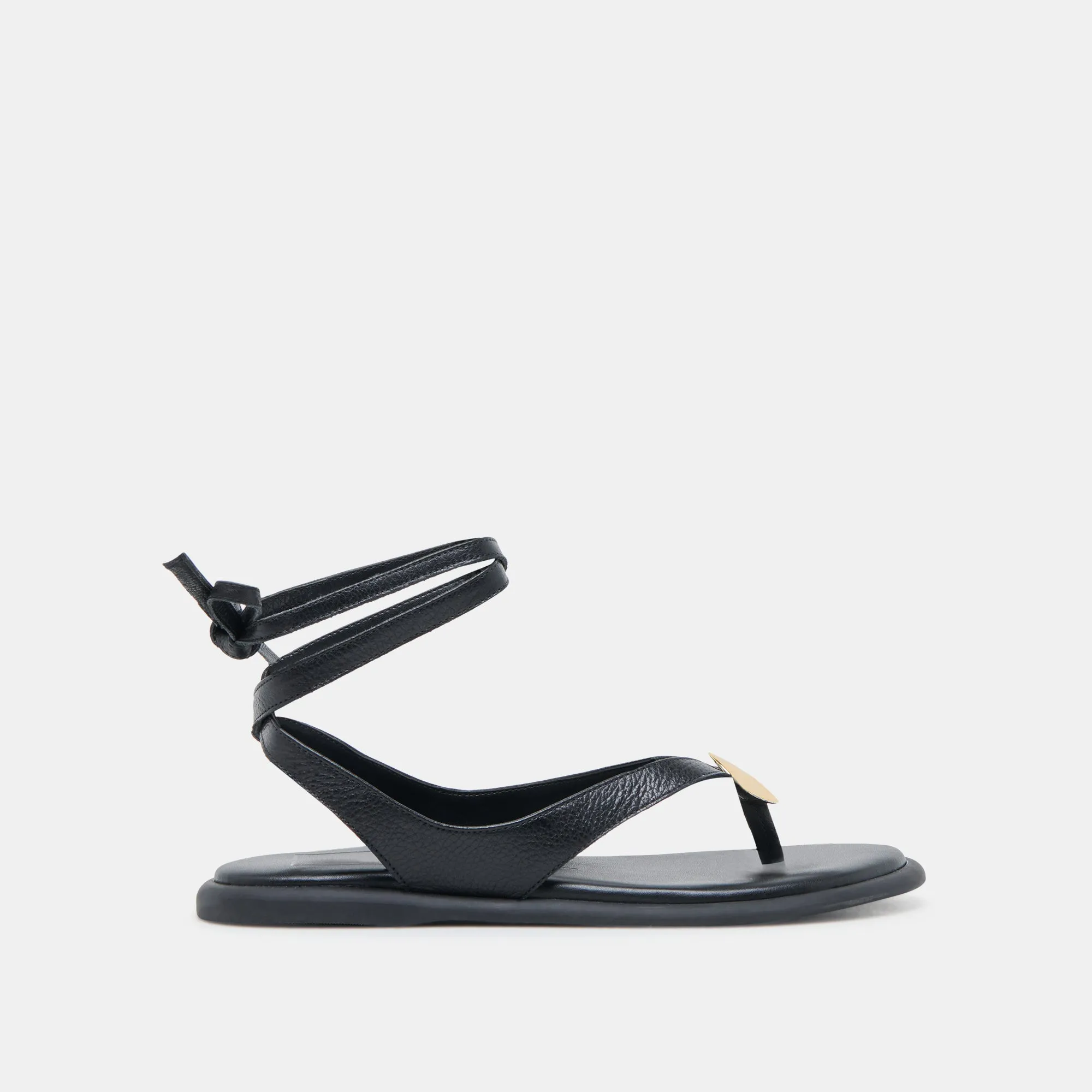 SANDALES JUDY EN CUIR NOIR