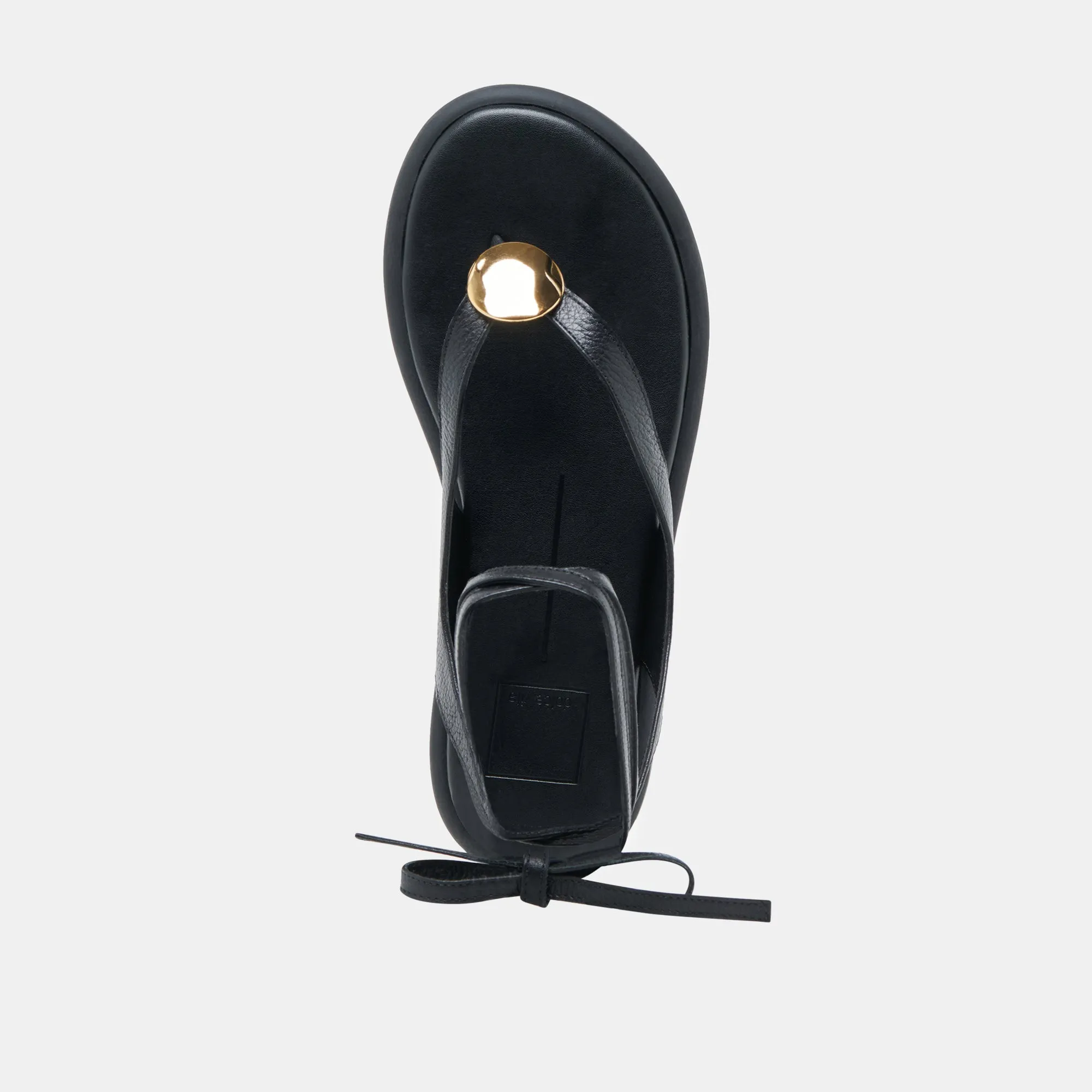 SANDALES JUDY EN CUIR NOIR