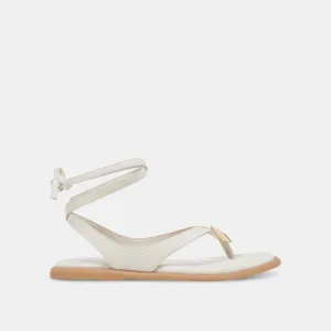 SANDALES JUDY EN CUIR BONE