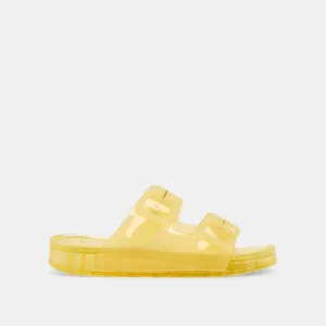 SANDALES JULIO VINYLE CITRON
