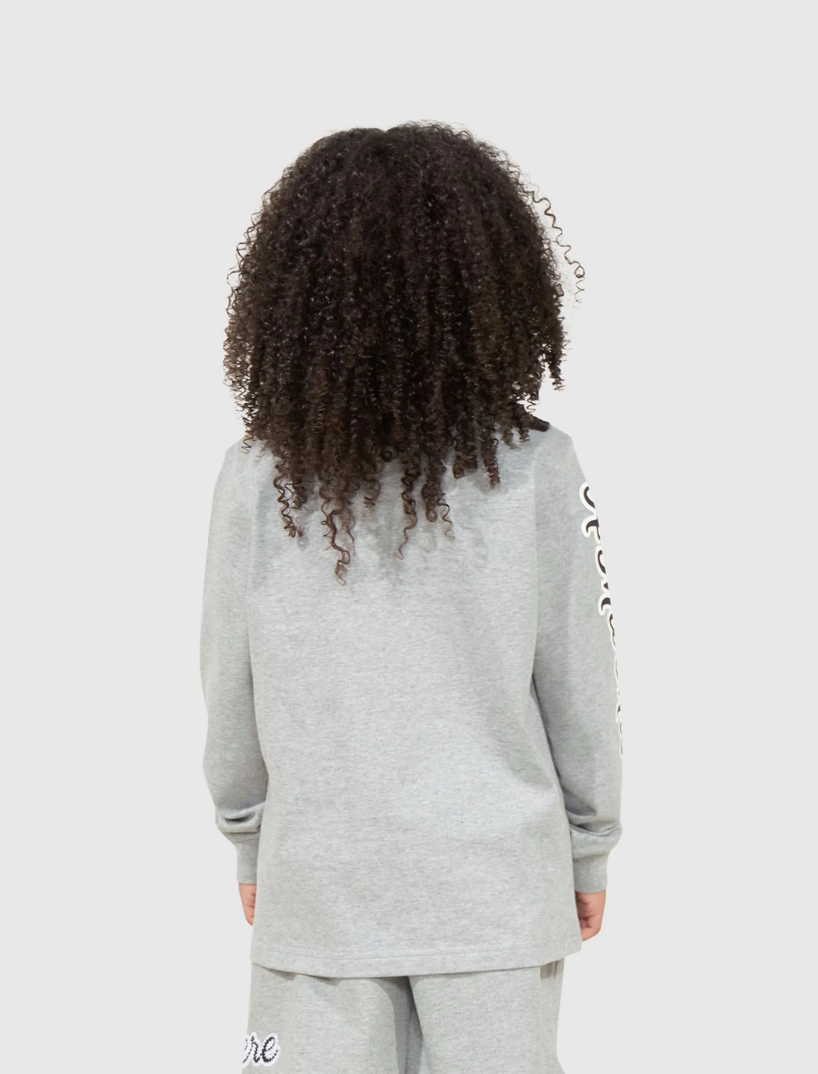 PULL À MANCHES LONGUES AVEC LOGO CURSIF POUR ENFANTS