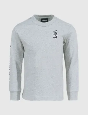 PULL À MANCHES LONGUES AVEC LOGO CURSIF POUR ENFANTS