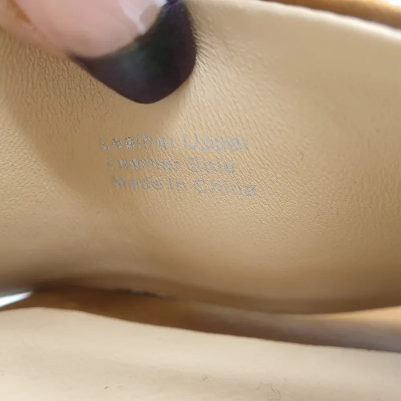 Sandales à glissière Aurelie Bamboo avec boucle en daim marron taille 7