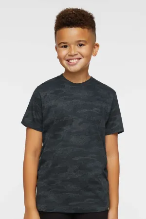 T-shirt à manches courtes en jersey fin pour jeunes LAT - Camouflage tempête