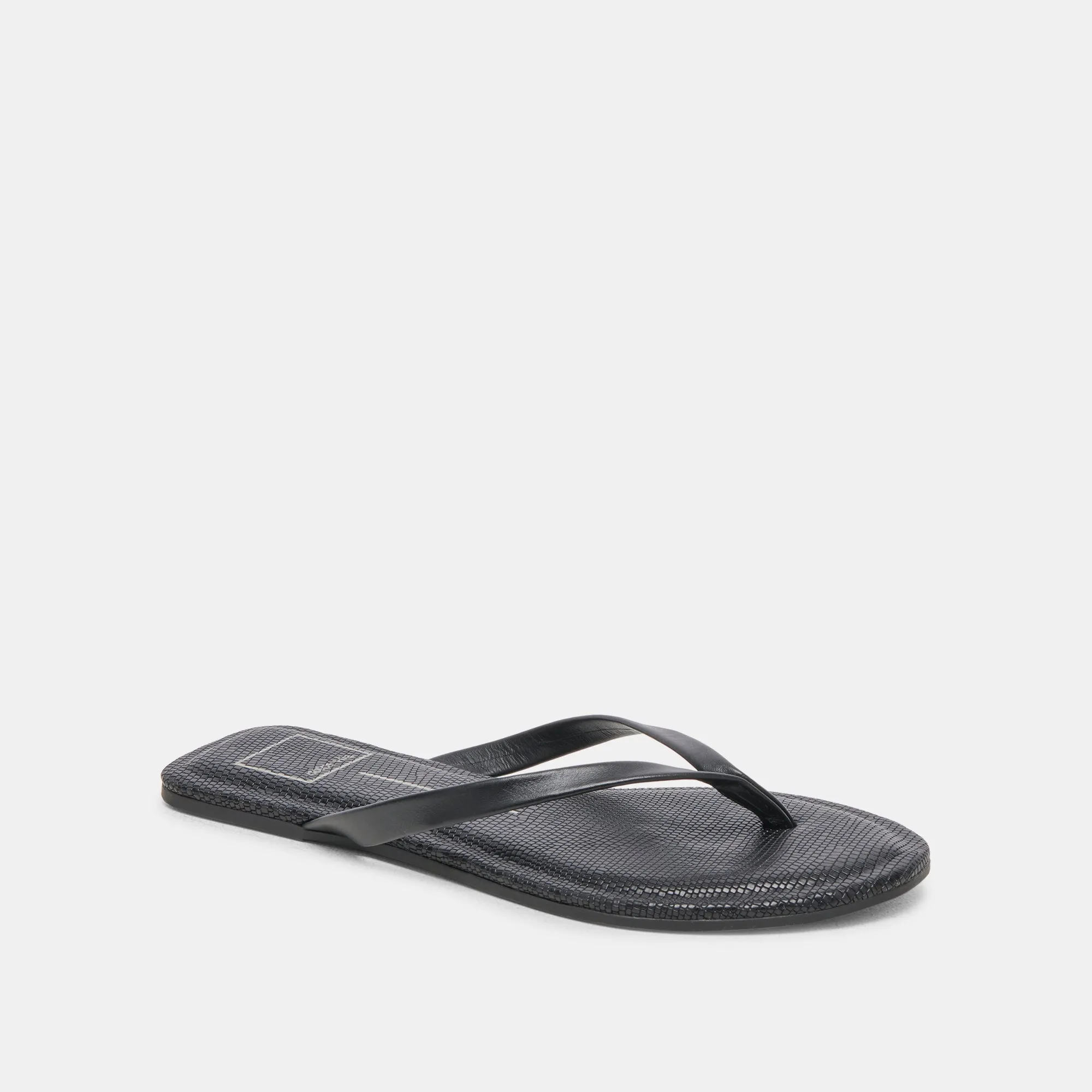 SANDALES LAYNEY EN CUIR NOIR