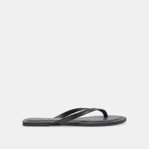 SANDALES LAYNEY EN CUIR NOIR