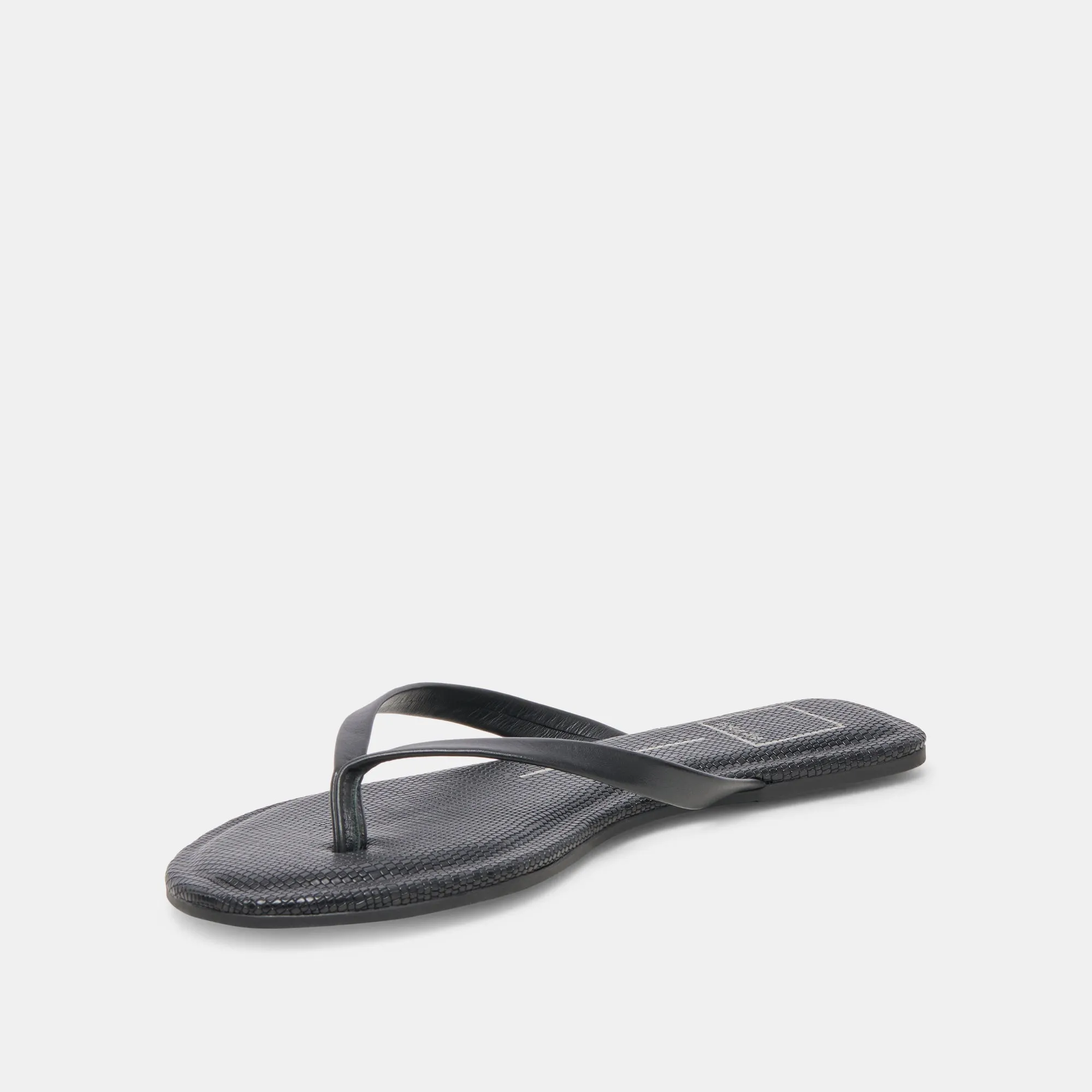 SANDALES LAYNEY EN CUIR NOIR