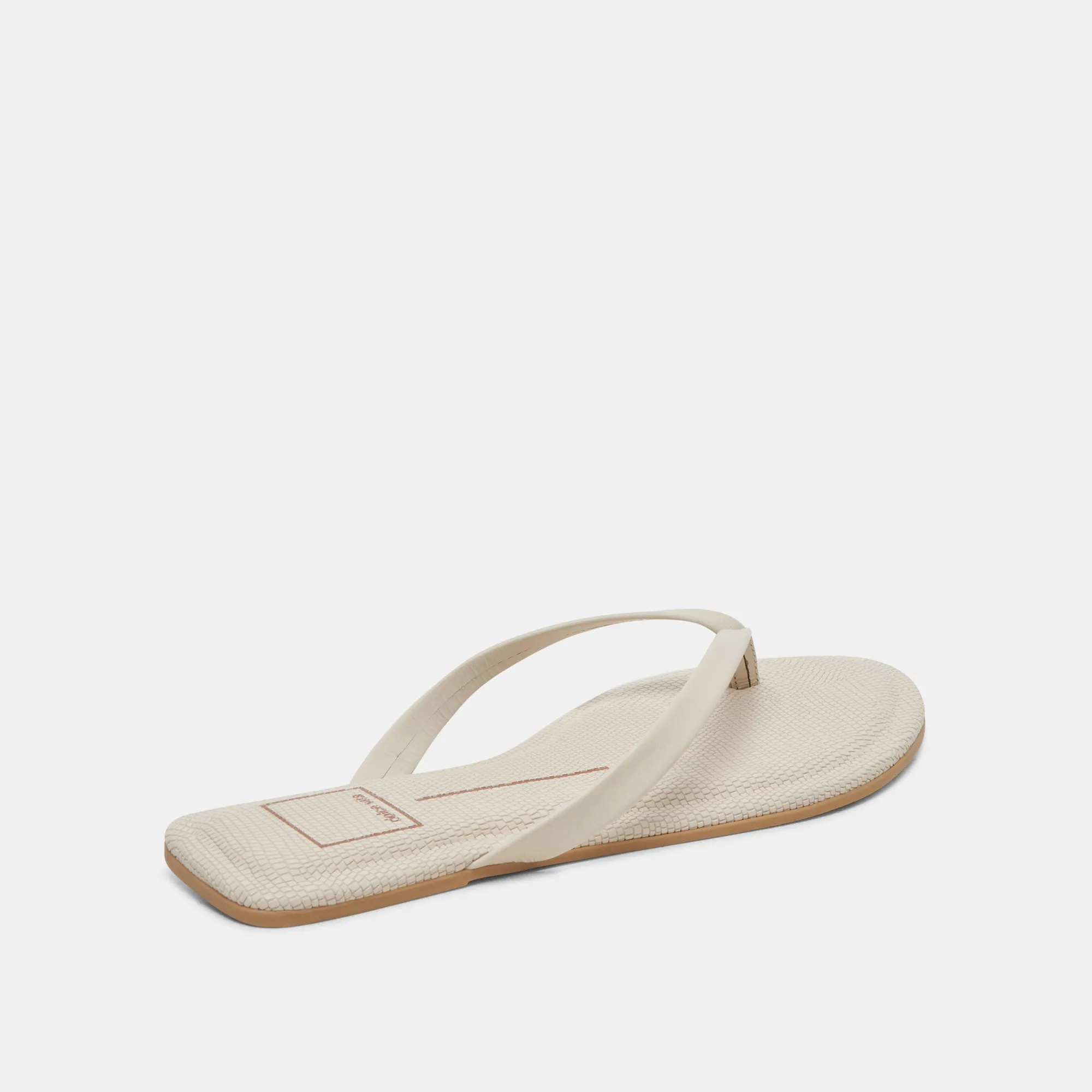 SANDALES LAYNEY IVOIRE EN CUIR