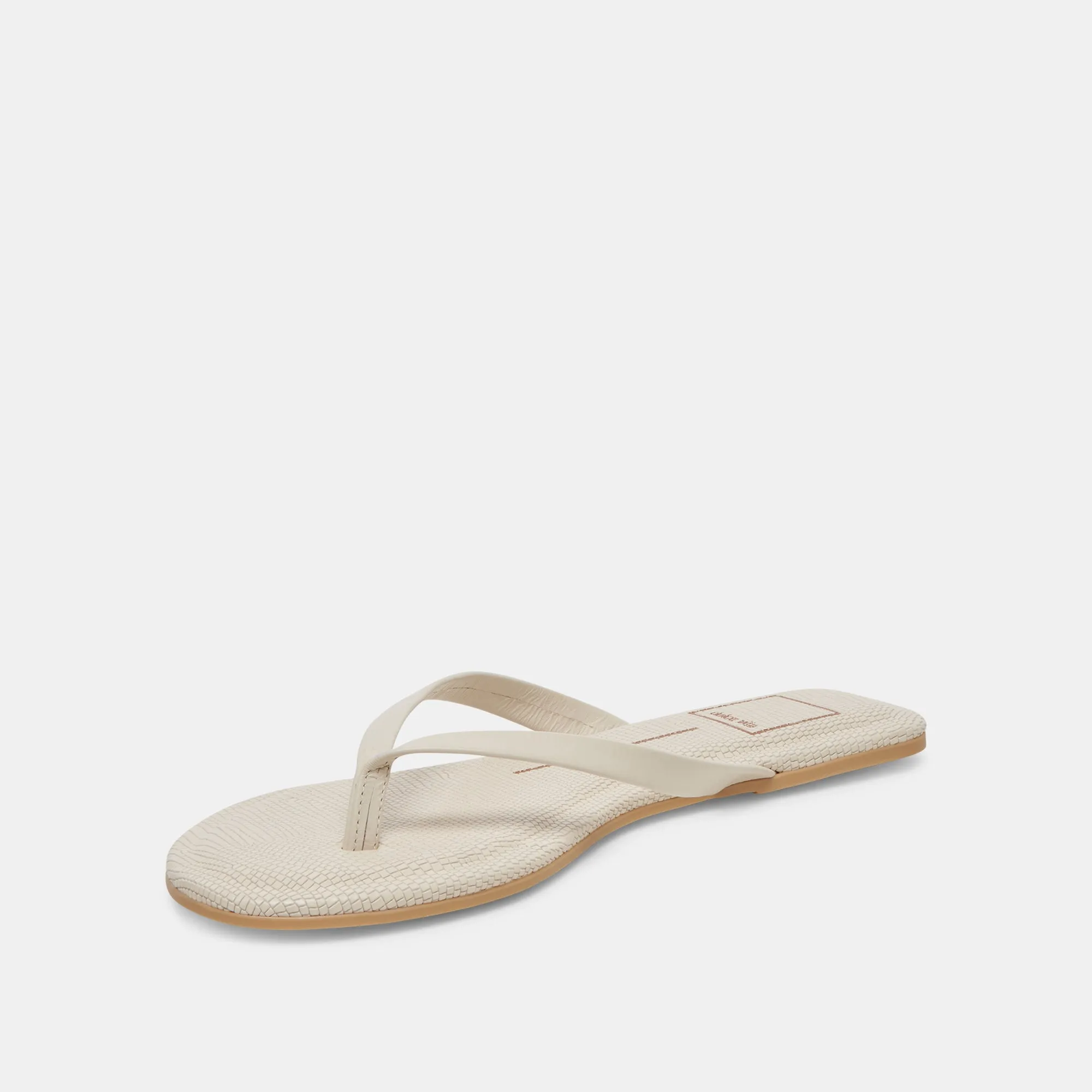 SANDALES LAYNEY IVOIRE EN CUIR