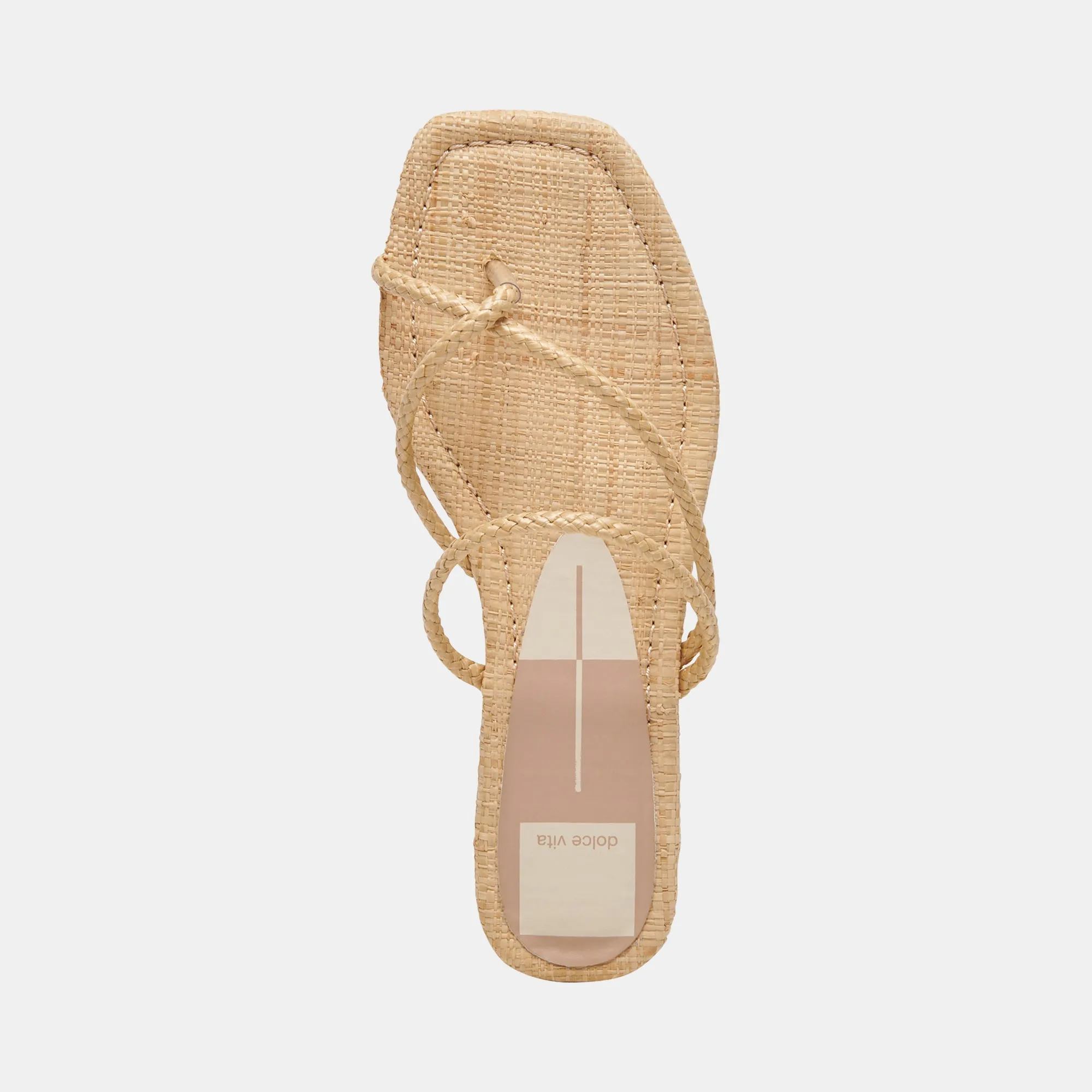 SANDALES LEANNA LT EN RAFFIA NATUREL