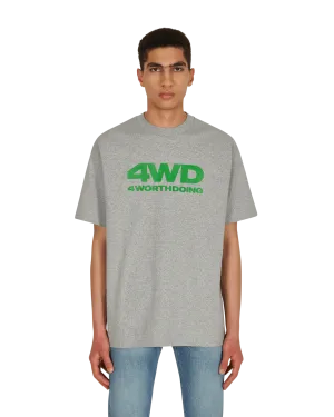 T-shirt à logo gris