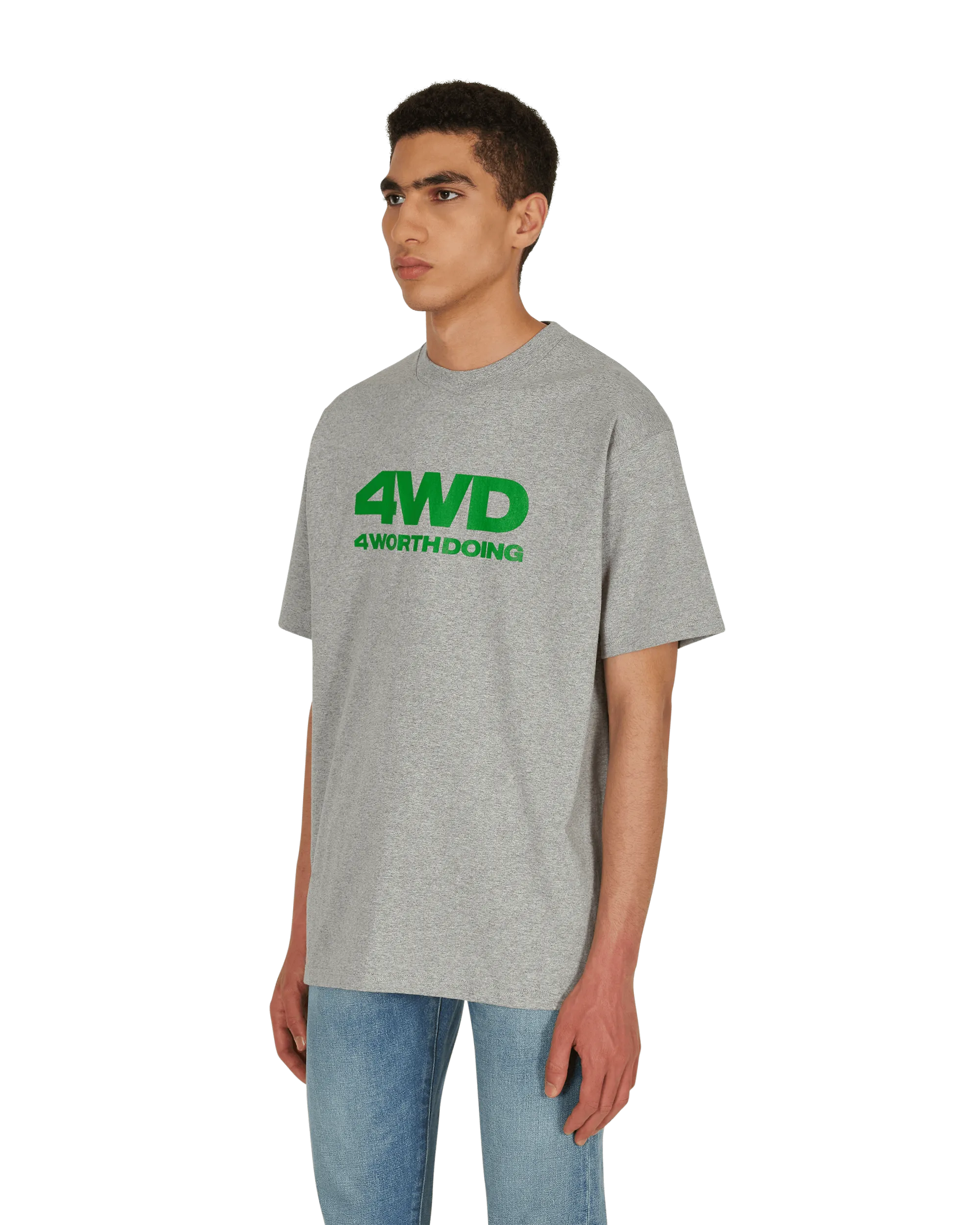 T-shirt à logo gris