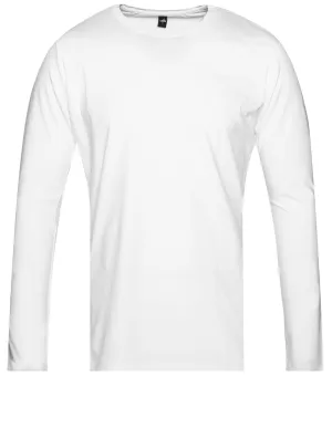 T-shirt manches longues blanc pur