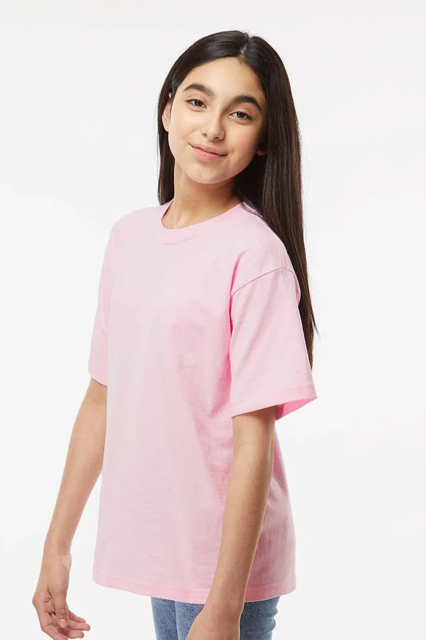 T-shirt à manches courtes Gold Soft Touch en coton M&O - Rose clair