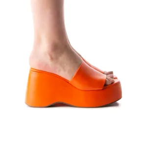 Mariel Cuir Orange