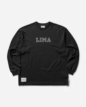 T-shirt manches longues Academy pour hommes Noir