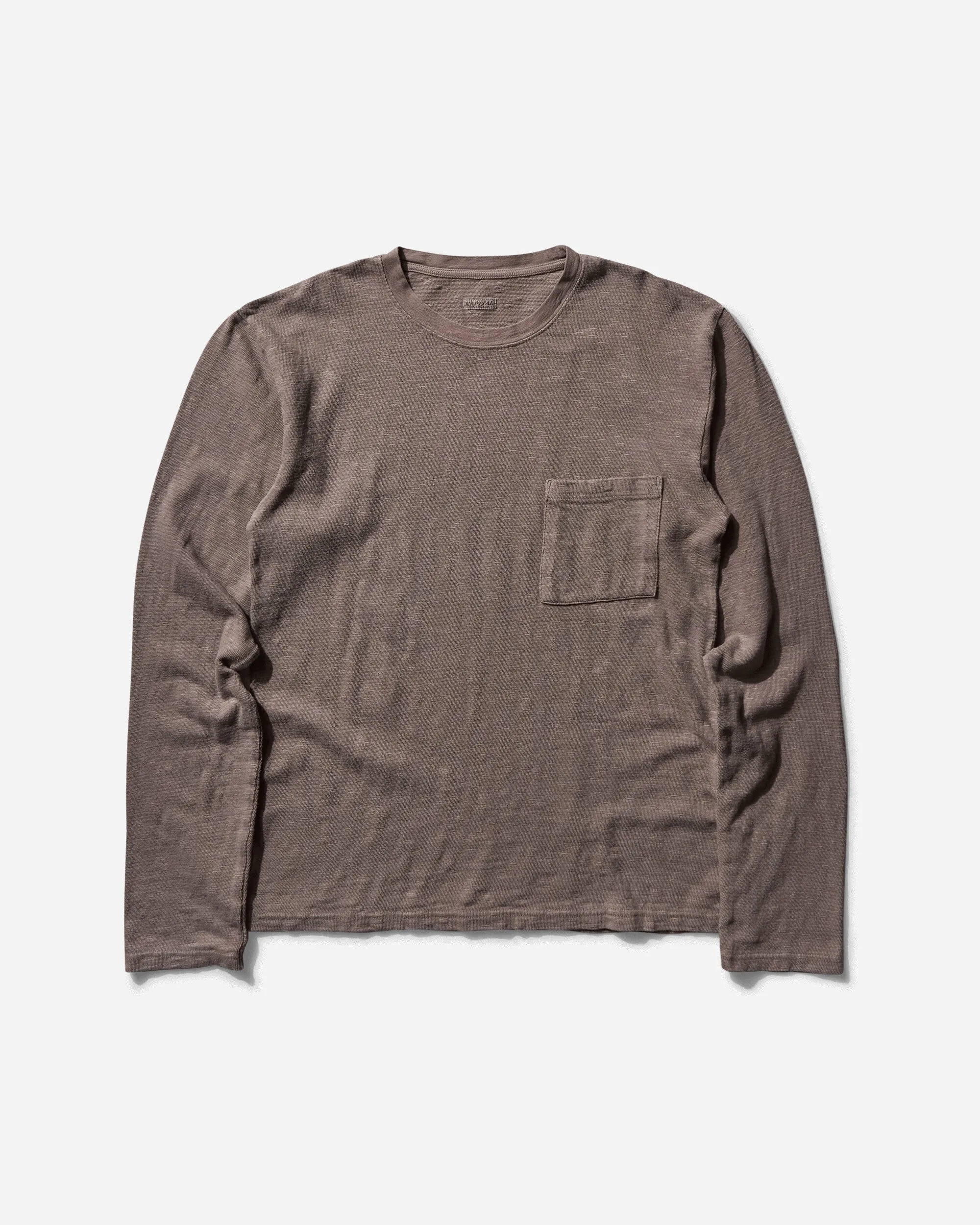 T-shirt à manches longues avec poche Amuse pour hommes - Charbon