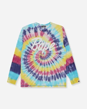 T-shirt Bape Tie Dye multicolore pour homme