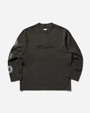 T-shirt à manches longues pour hommes Noir Olive