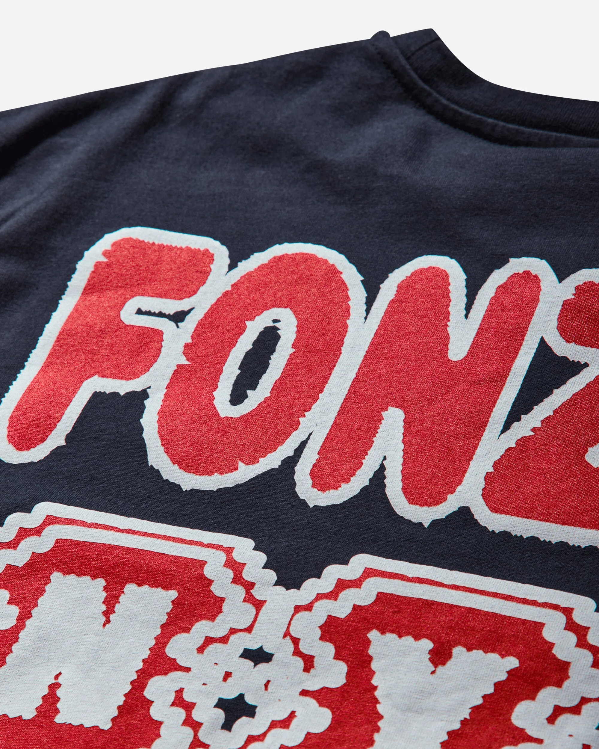 T-shirt à manches longues Fonzo pour hommes - Bleu marine